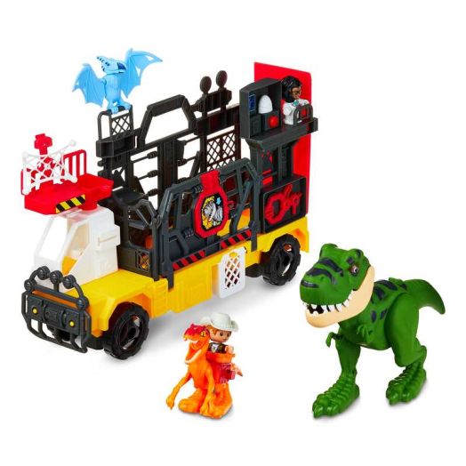 Kid Connection Dino Hauler Truck Play Set, 16 Pieces, Age 3+, Toddler Toys