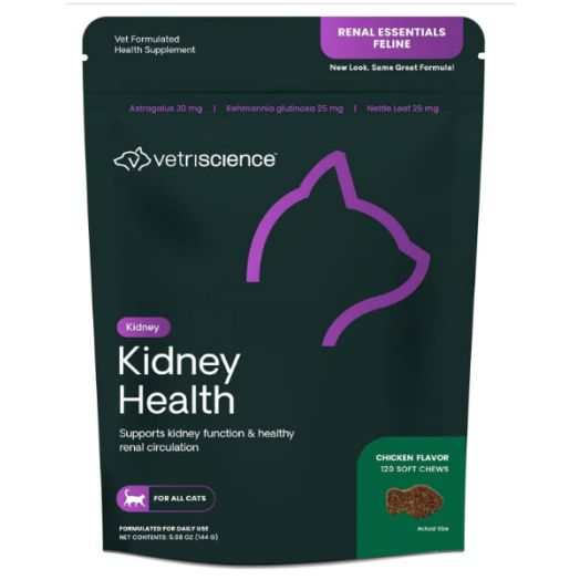 Vetri-Science Laboratories Renal Essentials Feline - 120 Bite-Sized Chews