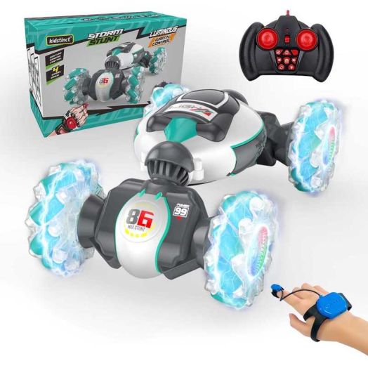 Kidstinct Gesture Sensing RC Stunt Car, Toys,for 6-12 Year Boys Girls - Best Birthday Gifts for Kids, 2.4Ghz 360°Controlled Remote Control Twist Cars, 4WD Transform off Road for Rotating