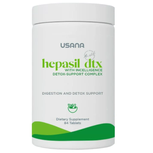 USANA Hepasil DTX Liver Detoxification with InCelligence Detox-Support Complex Supplement