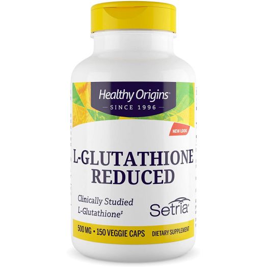Healthy Origins L-Glutathione (Setria) 500 mg, 150 Veggie Caps