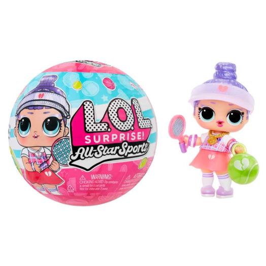 LOL Surprise All Star Sports Vault Collection Tots with Sports-Themed Collectible Doll and 8 Surprises to Unbox Including Matching Accessories - Great Gift for Kids Ages 4+