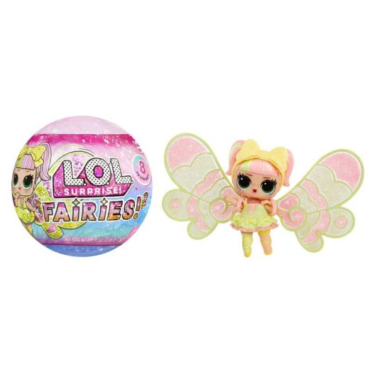 LOL Surprise Fairies! Tots Dolls with Make-Your-Own Fairy Wings and 8+ Surprises to Unbox Including Matching Fairy Accessories - Great Gift for Kids Ages 4+