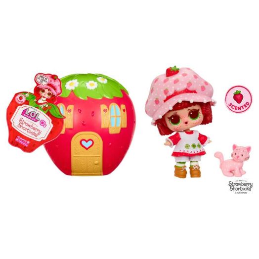 LOL Surprise Loves The World of Strawberry Shortcake Tots with Scented Dolls, Pets, and Transforming Strawberry House Playset - Gift for Kids Ages 4+