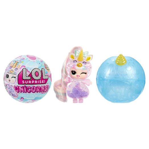 LOL Surprise Unicorns! Tots Make-Your-Own Unicorn Doll with 7 Surprises to Unbox Including Mix-and-Match Hairstyle and Unicorn Horn - Great Gift for Kids Ages 4+