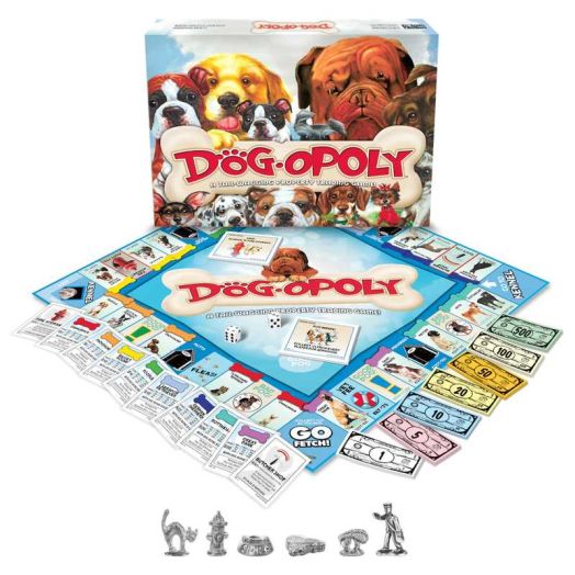 Late for the Sky Dog-Opoly Board Game