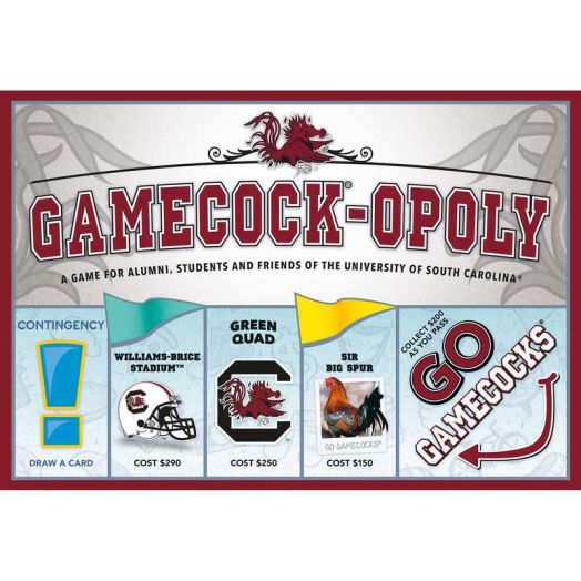 Late For The Sky: Gamecock-Opoly - University Themed Family Board Game, Opoly-Style Game Night, Traditional Play Or 1 Hr Version, Ages 8+, 2-6 Players