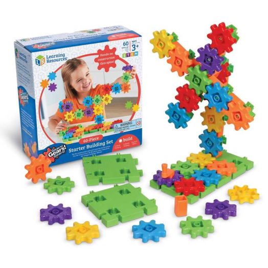 Learning Resources Gears! Gears! Gears! Starter Building Set, Ages 3+