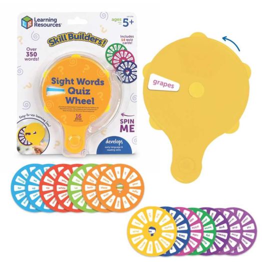 Learning Resources Skill Builders! Sight Words Quiz Wheel, Reading Games Ages 5 and Up