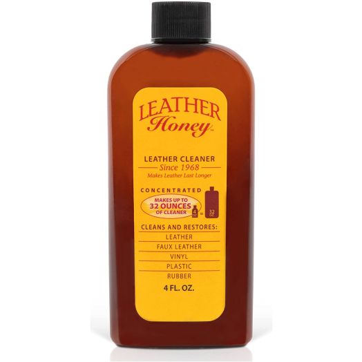 Leather Cleaner by Leather Honey: The Best Leather Cleaner for Vinyl and Leather Apparel, Furniture, Auto Interior, Shoes and Accessories. Concentrated Formula Makes 32 Ounces When Diluted!