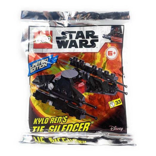 Kylo Ren's TIE Silencer - LEGO Star Wars Foil Pack Set (911954)