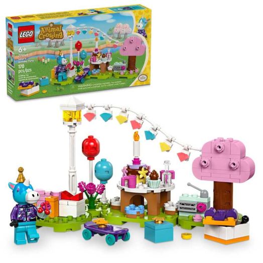 LEGO Animal Crossing Julian's Birthday Party Video Game Toy for Kids, Animal Crossing Toy from the Video Game Series with Horse Toy Minifigure, Birthday Gift for Girls and Boys Ages 6 and Up, 77046