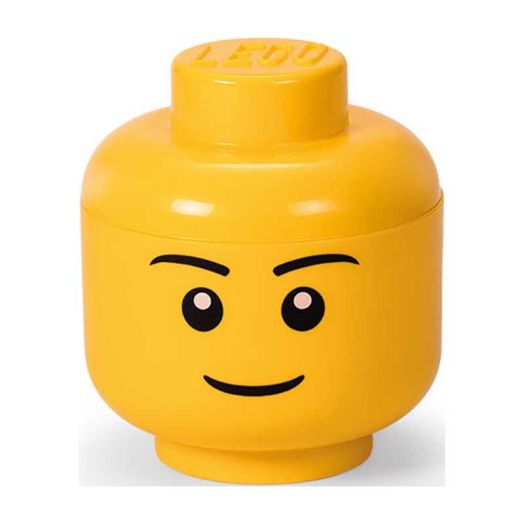LEGO Construction Blocks Storage Head - - Small Boy