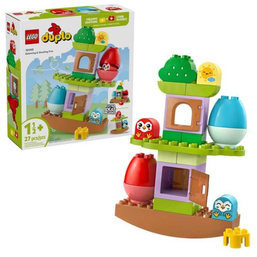 LEGO DUPLO My First Balancing & Stacking Tree Building Toy Playset - Preschool Learning & Educational Toy for Toddlers, Boys & Girls, Ages 1.5+ - Baby Gift Ideas - 10440