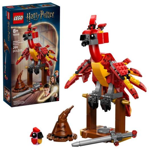 LEGO Harry Potter Fawkes: Dumbledore's Phoenix Kids Toy - Building and Learning Toy for Pretend Play - Harry Potter Collectible for Boys and Girls, Ages 8+ - Gift Idea for Birthdays - 76448