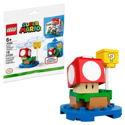 LEGO Leaf Super Mario Interlocking Block Building Set