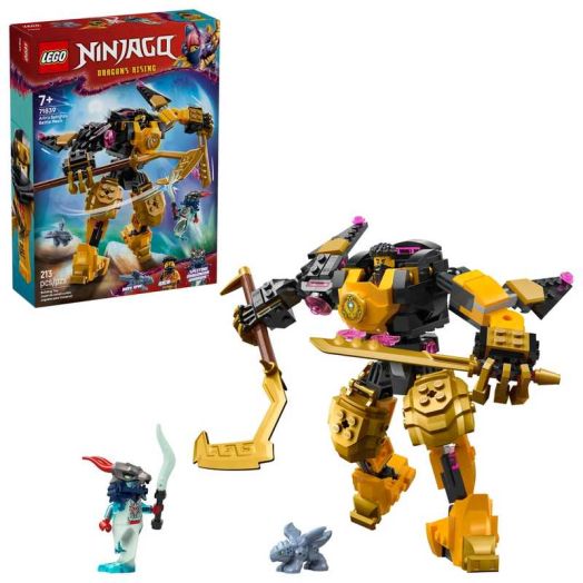 LEGO NINJAGO Arin's Spinjitzu Battle Mech Building Toy - Ninja Building Set for Kids, Ages 7+ - With Arin, Baby Ryu, & Villain Minifigures - Gift Idea for Boys, Girls, & Dragons Rising Fans - 71839