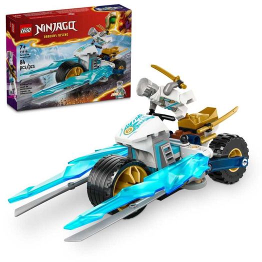 LEGO NINJAGO Zane's Ice Motorcycle Toy with 1 Minifigure, Ninja Gift for Kids Ages 7 and up, 71816