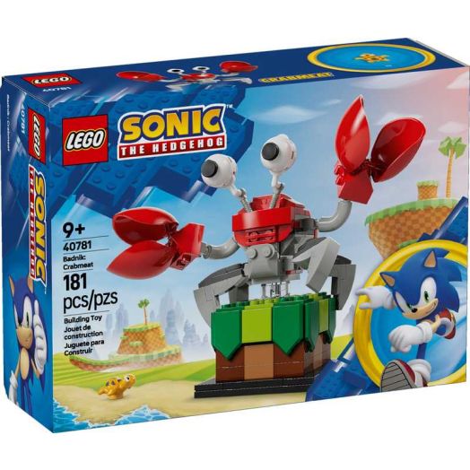 LEGO Sonic the Hedgehog Badnik Crabmeat 40781, Store Exclusive, Collectible Model Figure Set
