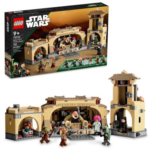 LEGO Star Wars Boba Fett's Throne Room 75326 Building Kit (732 Pieces)