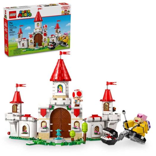 LEGO Super Mario Battle with Roy at Peach's Castle, Nintendo Character Mario Toy Adventure Set, 71435