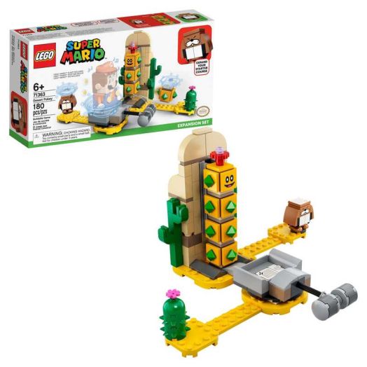 LEGO Super Mario Desert Pokey Expansion Set 71363 Collectible Building Toy for Kids (180 Pieces)