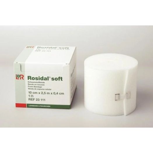 Lohmann & Rauscher Rosidal Soft Foam Padding Bandage, 4 Inch x 1/16 Inch x 2.25 Yard