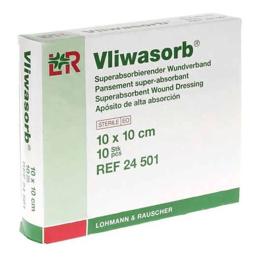 Lohmann & Rauscher Vliwasorb Super Absorbent Wound Dressing, 20 x 30 cm