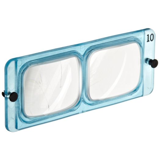 Donegan OptiVisor Replacement Glass Lens Plate, #4 2x Magnification 10 Inch Focal Length