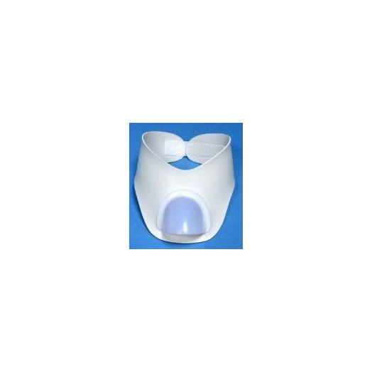 Luminaud Semi-Rigid Shower Collar, 6 x 4 Inch White