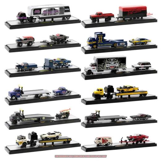 M2 Machines Auto-Haulers Series - Die-Cast Play Vehicle Truck Set, 1:64 Scale (Styles May Vary)