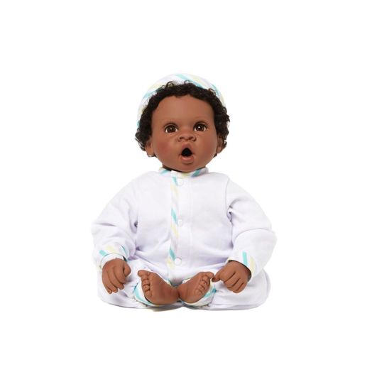 Madame Alexander 19-Inch Newborn Nursery Babydoll, Angel Love, Dark Skin Tone/Brown Eyes/Black Hair
