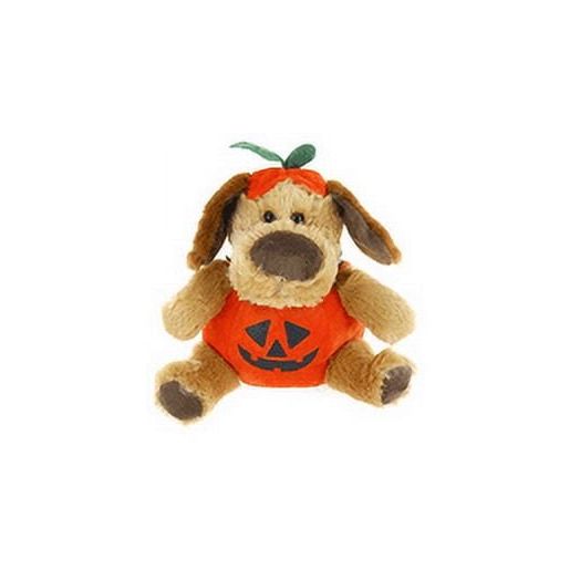 Made By Aliens Plush Halloween Dog with Pumpkin - Soft Toy, Home Decor - Gifts for Kids & Toddler Baby - 9 Inches (Halloween Dog)