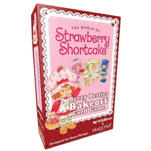 Maestro Media: Strawberry Shortcake: Berry Besties Bake-off - Card Game, Strategy & Bidding, Playful Theme & Design, Kids Ages 8+, 2-6 Players, 30 Min
