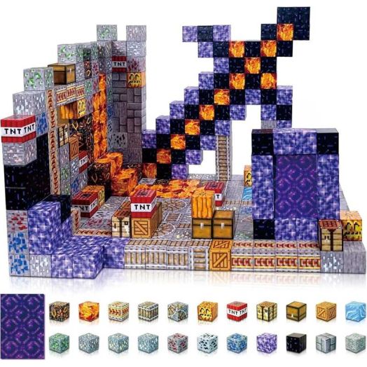 MANGOBOB Magnetic Blocks Building Magnetic Toy for Birthday