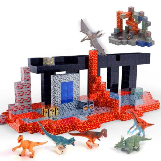 MANGOBOB Magnetic Building Toys, STEM Montessori Sensory Toys, 70 Pieces