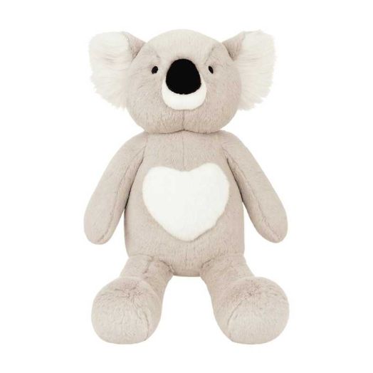 Manhattan Kids Soft Plush Stuffed Animal Toy | Cola the Koala | Cuddly Koala Bear with Heart Belly | Cute Gift for Kids & Babies | Huggable Nursery Decor | Adorable Baby Shower Present