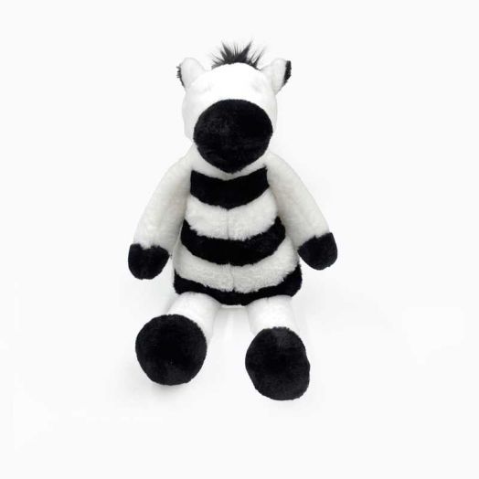 Manhattan Kids Soft Plush Stuffed Animal Toy | Zack the Zebra | Cuddly Zebra Plush Doll | Cute Gift for Kids & Babies | Huggable Nursery Decor | Adorable Baby Shower Present