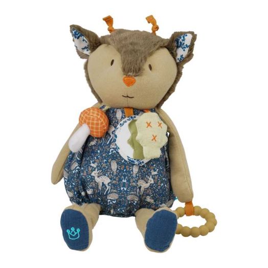 Manhattan Toy So Deer To Me Plush Deer 9.5" Stuffed Animal Activity Toy
