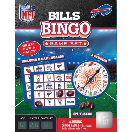 MasterPieces Officially Licensed NFL - Buffalo Bills Bingo Game