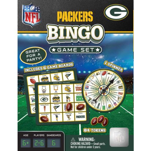 MasterPieces Officially Licensed NFL - Green Bay Packers Bingo Game