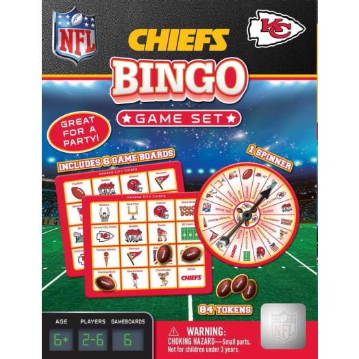MasterPieces Officially Licensed NFL - Kansas City Chiefs Bingo Game