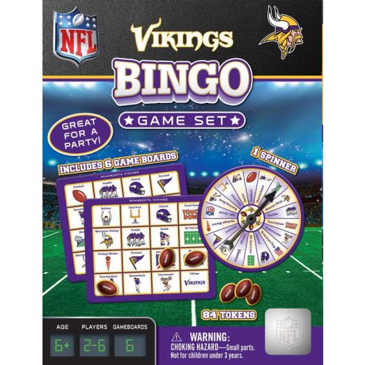 MasterPieces Officially Licensed NFL - Minnesota Vikings Bingo Game