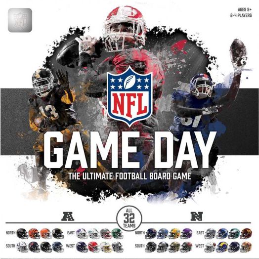 NFL Game Day: The Ultimate Football Board Game - Officially Licensed with All 32 Teams, Ages 9+, 2-4 Players, Fun for Family Game Night or Parties
