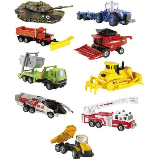 Matchbox Working Rigs Toy Truck in 1:64 Scale with Moving Part (1 Truck, Styles Vary)