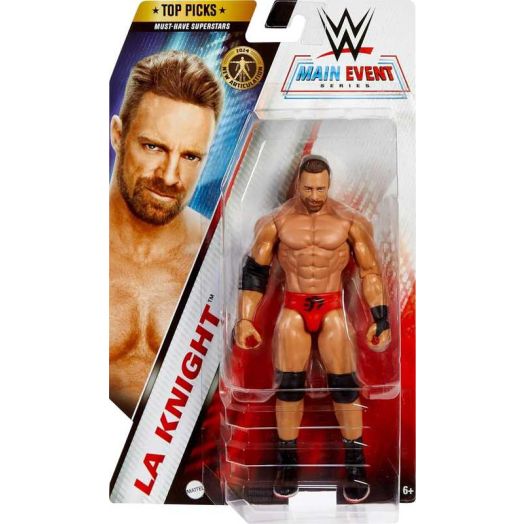 LA Knight - WWE Main Event Top Picks 2024 (Wave 4) Mattel WWE Toy Wrestling Action Figure