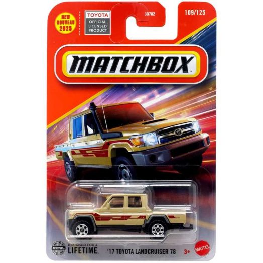 Matchbox '17 Toyota Landcruiser 78 Diecast Car