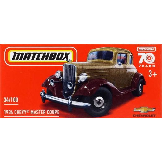 Matchbox 70th Anniversary 1934 Chevy Master Coupe Diecast Car