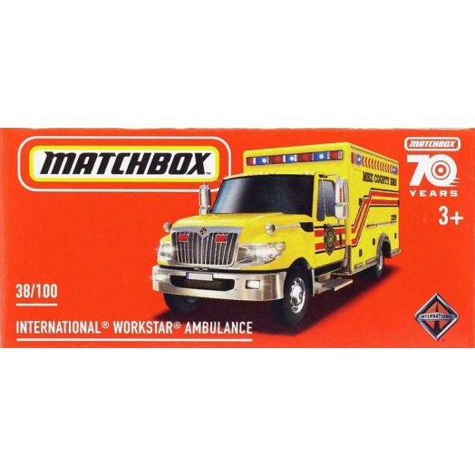 Matchbox 70th Anniversary International Workstar Ambulance Diecast Car