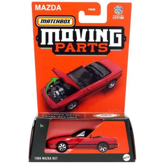 Matchbox Moving Parts 1988 Mazda RX7 Diecast Vehicle